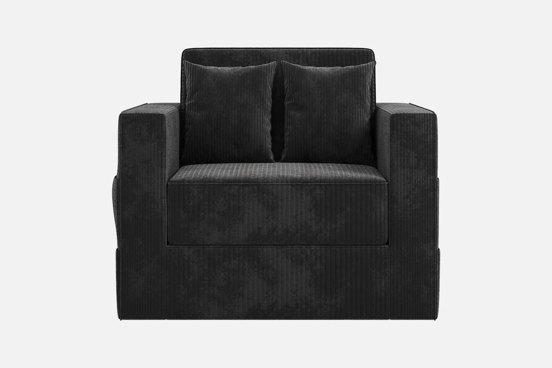 Innovar 1 Seat Boneless SleepCore HighBack Corduroy Sleeper Sofa Bed