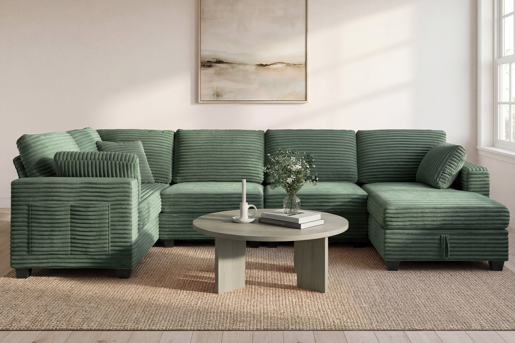 Arden Oversized Storage Sectional Sofa