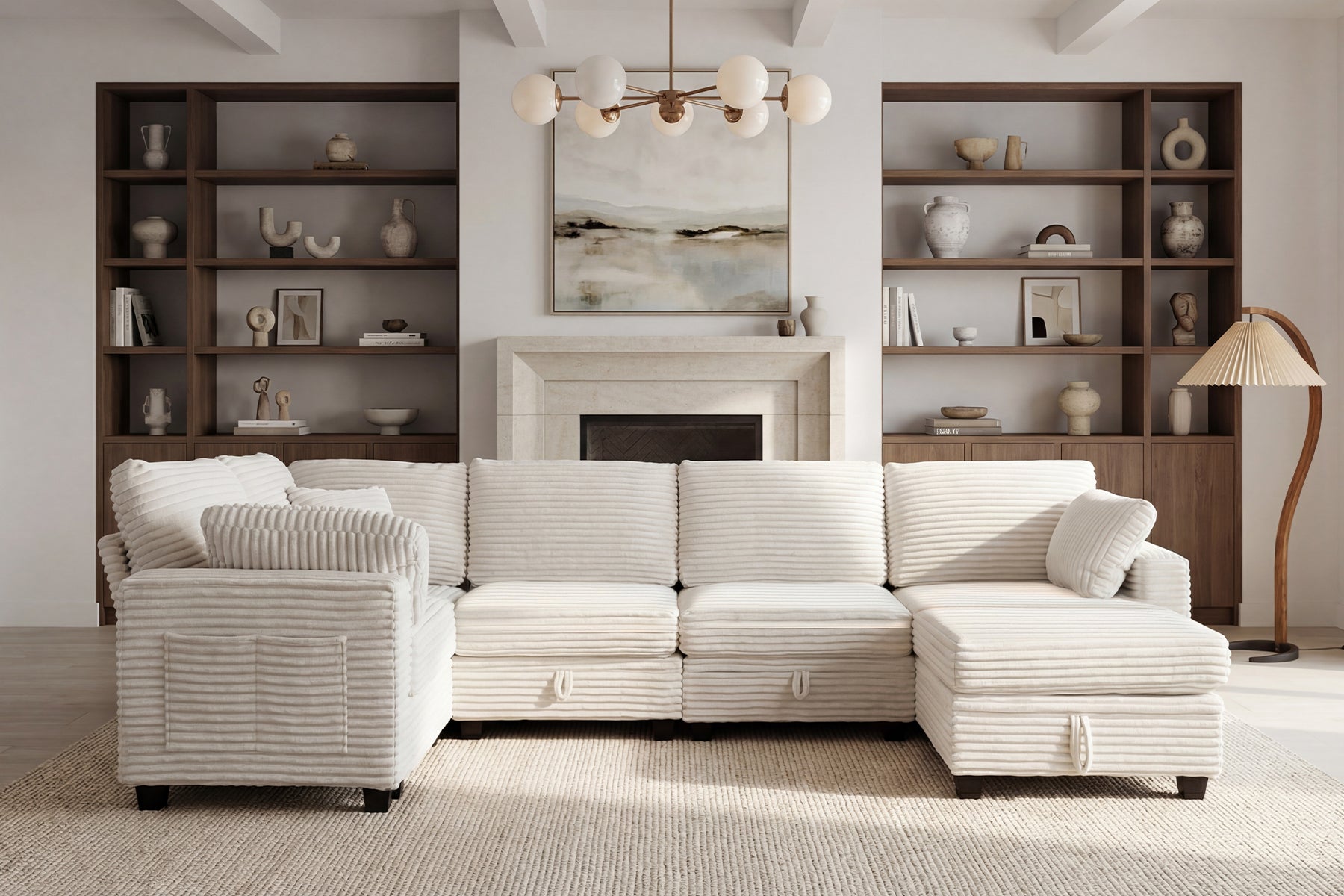 Arden Oversized Storage Sectional Sofa