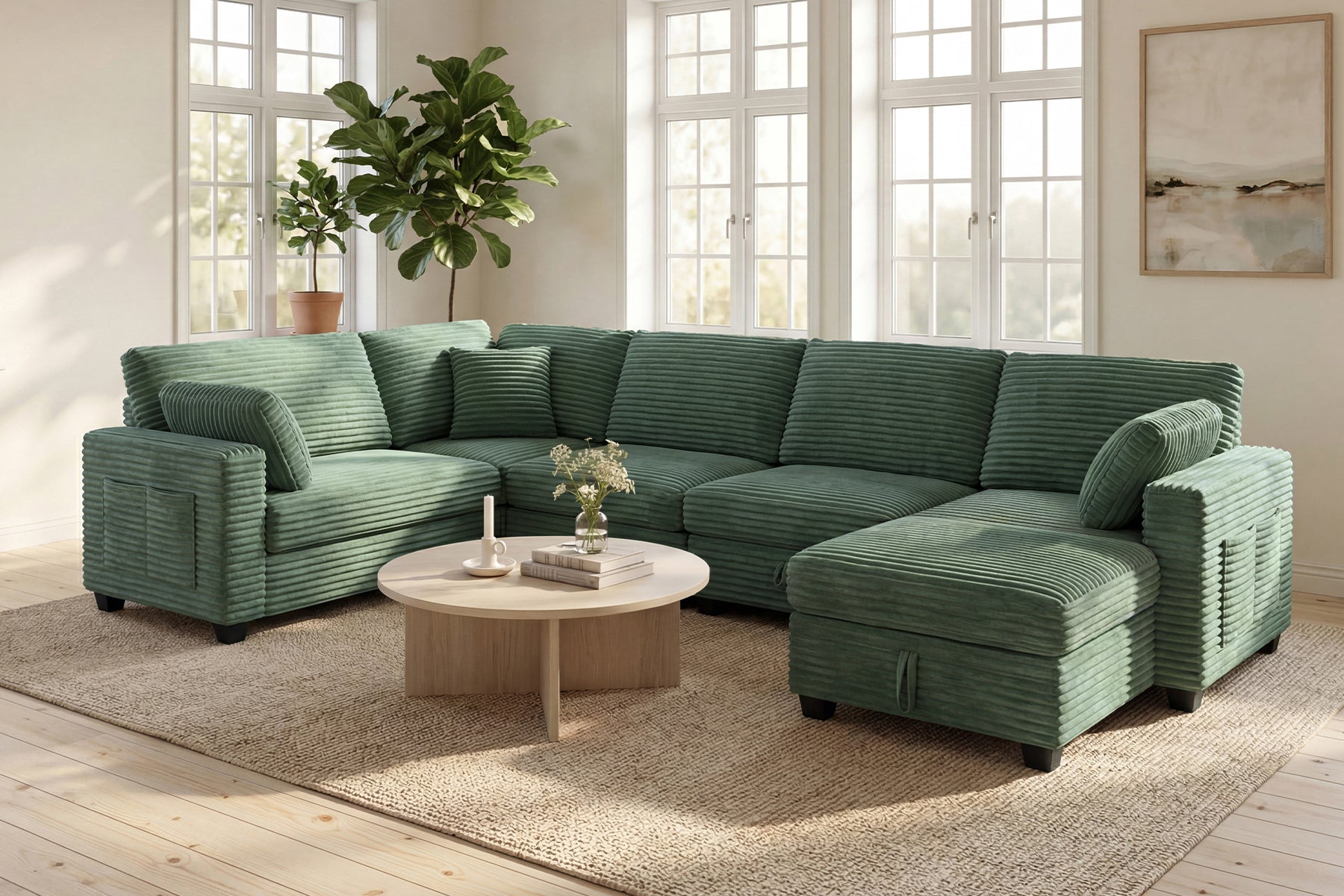 Arden Oversized Storage Sectional Sofa