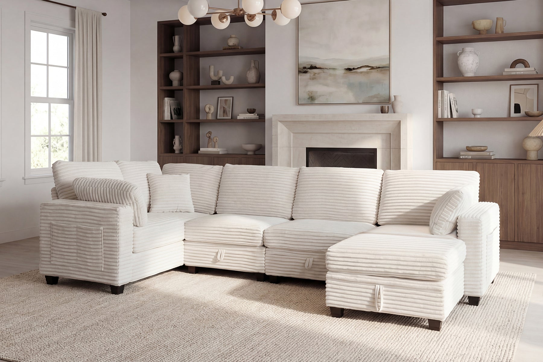 Arden Oversized Storage Sectional Sofa