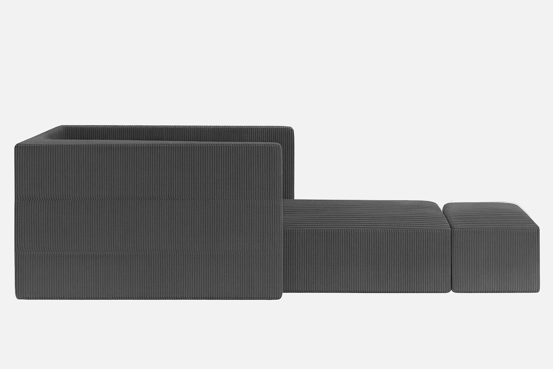 Innovar 1 Seat Boneless SleepCore HighBack Corduroy Sleeper Sofa Bed