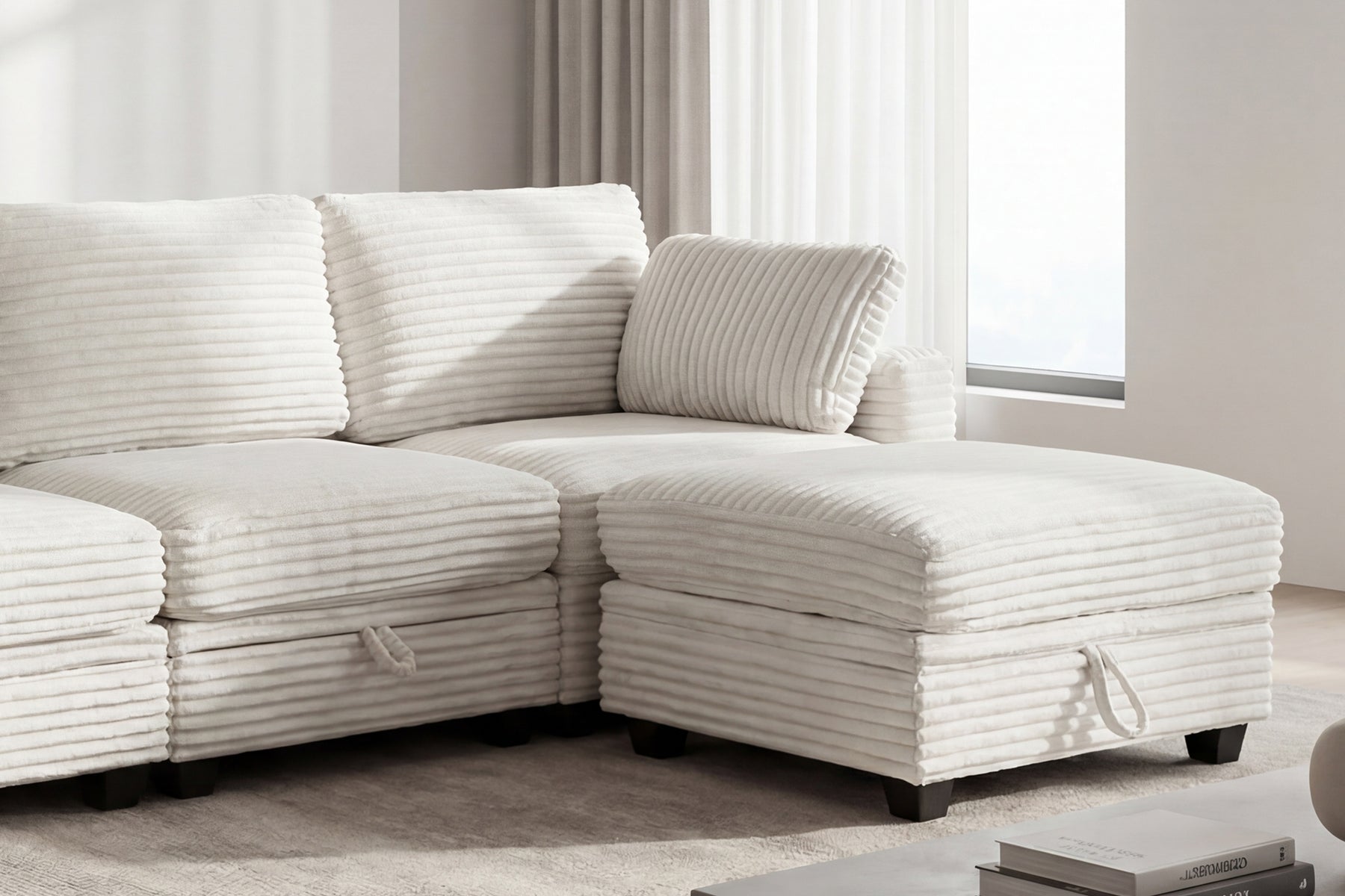 Arden Oversized Storage Sectional Sofa