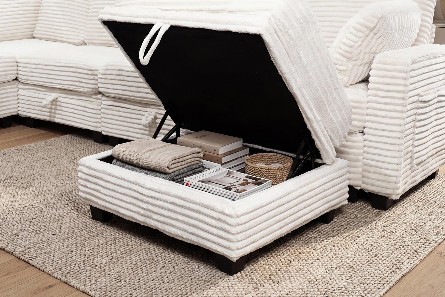 Arden Oversized Storage Sectional Sofa
