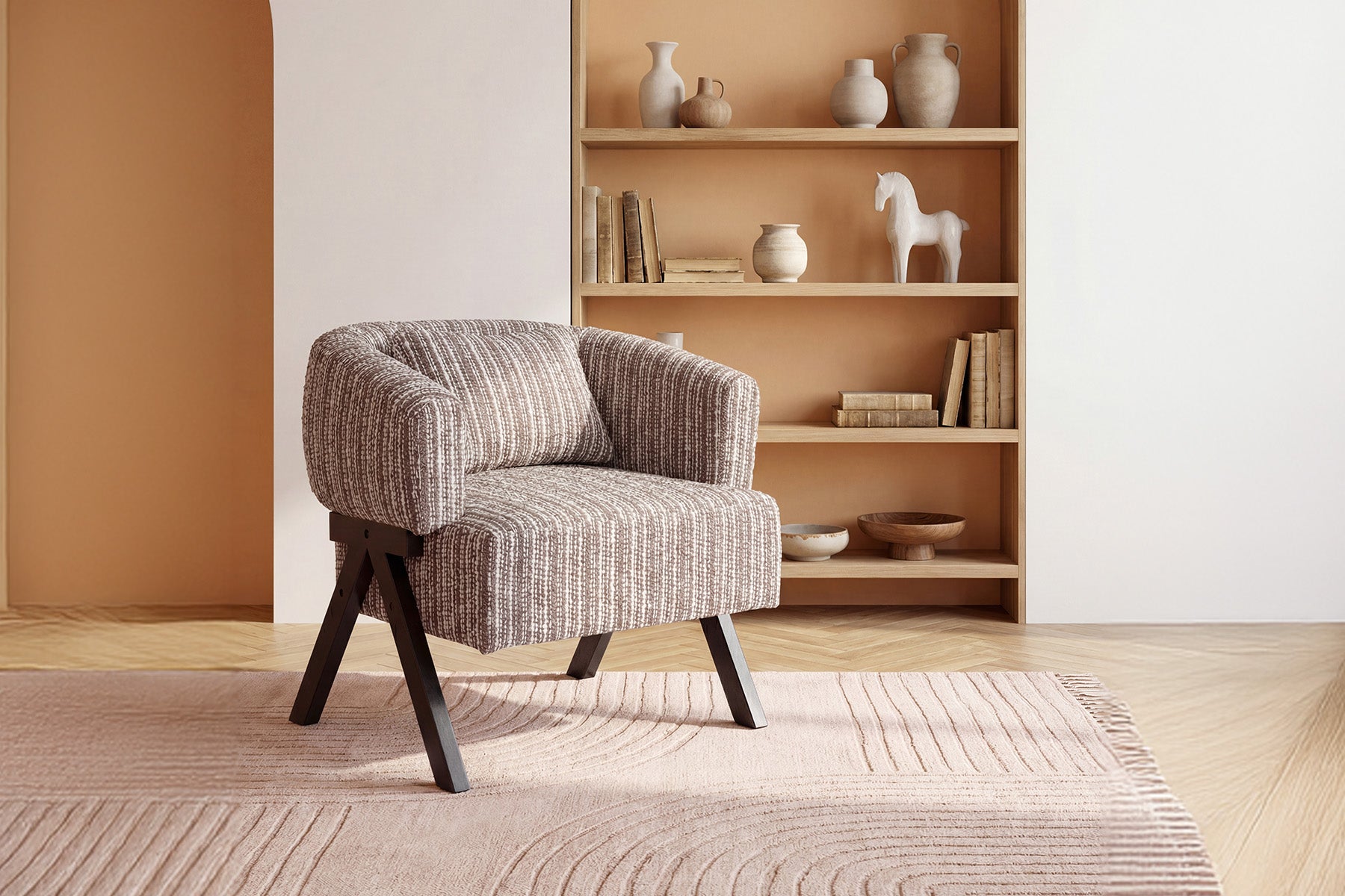 Avelyn Curved Lounge Chair
