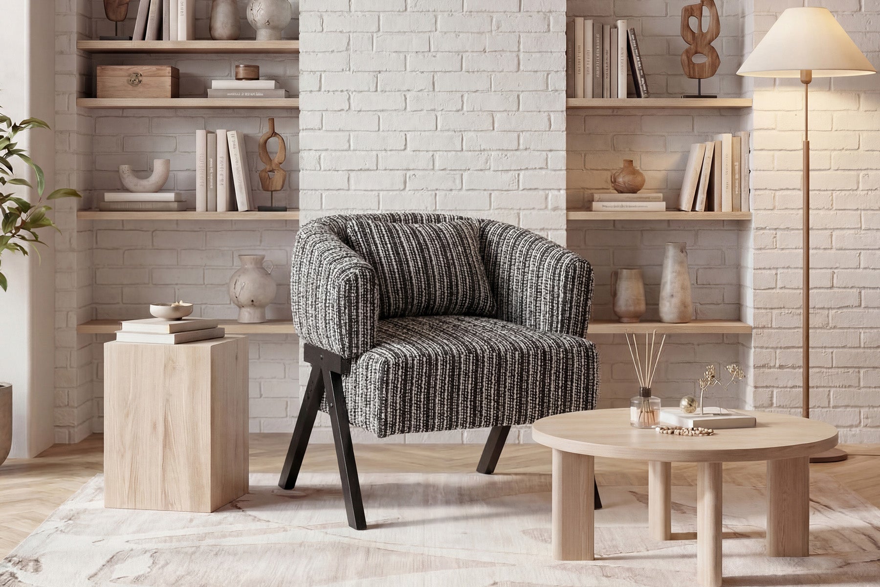 Avelyn Curved Lounge Chair