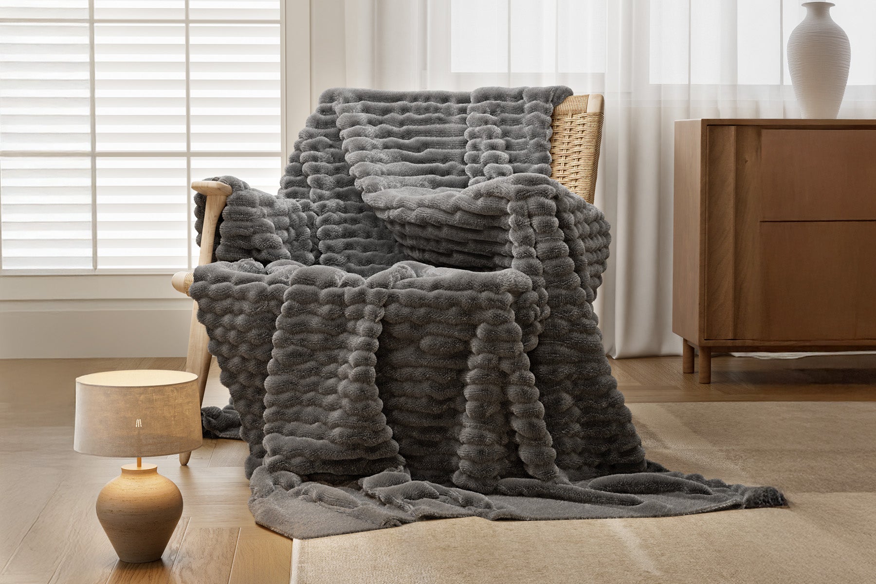 Corduroy Throw Blanket