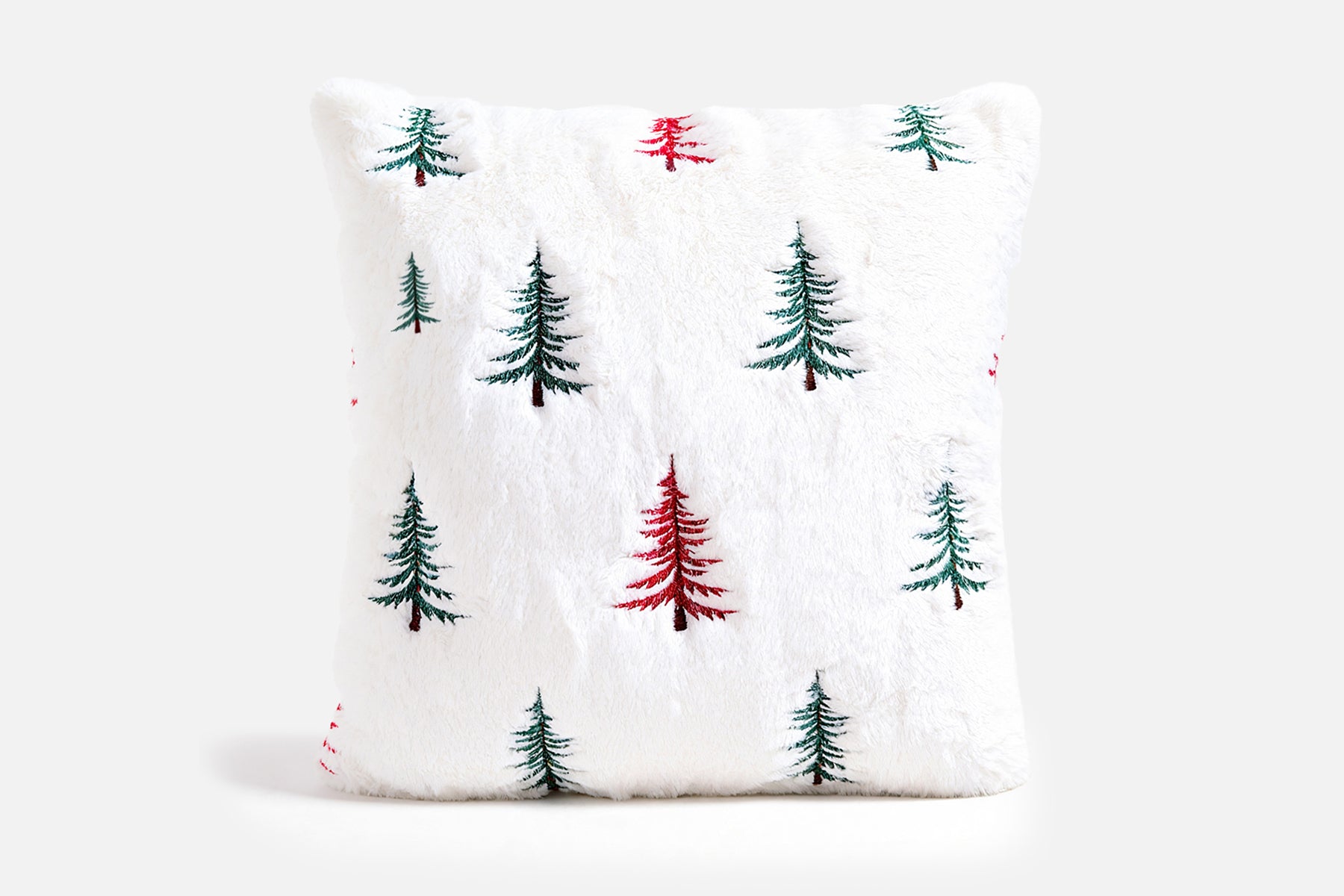 Cozy Christmas Forest Throw Pillow