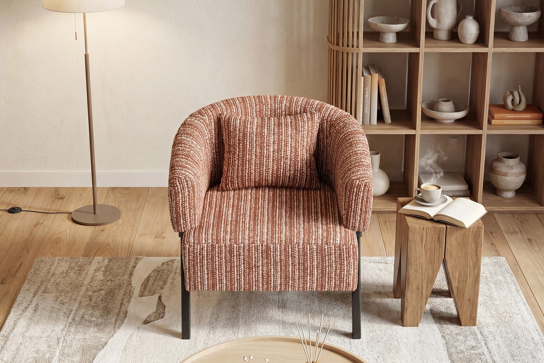 Avelyn Curved Lounge Chair