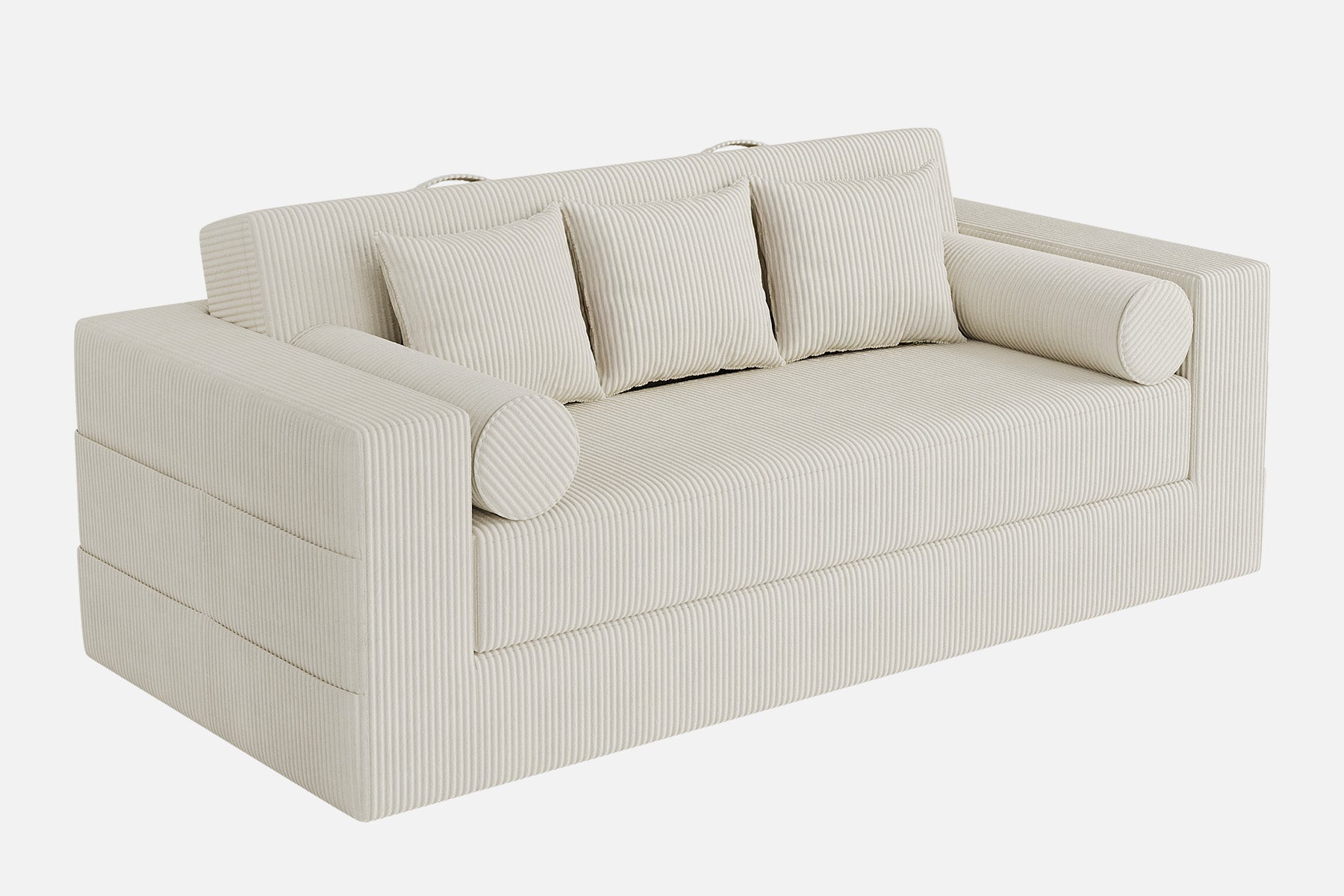 Innovar Boneless SleepCore HighBack Corduroy Sleeper Sofa Bed