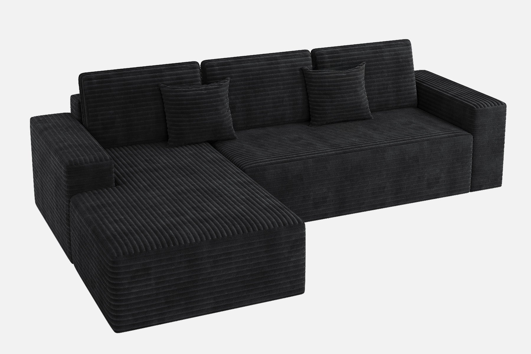 Innovar 3 Seats SleepCore Sleeper Sofa Bed With Chaise Lounge