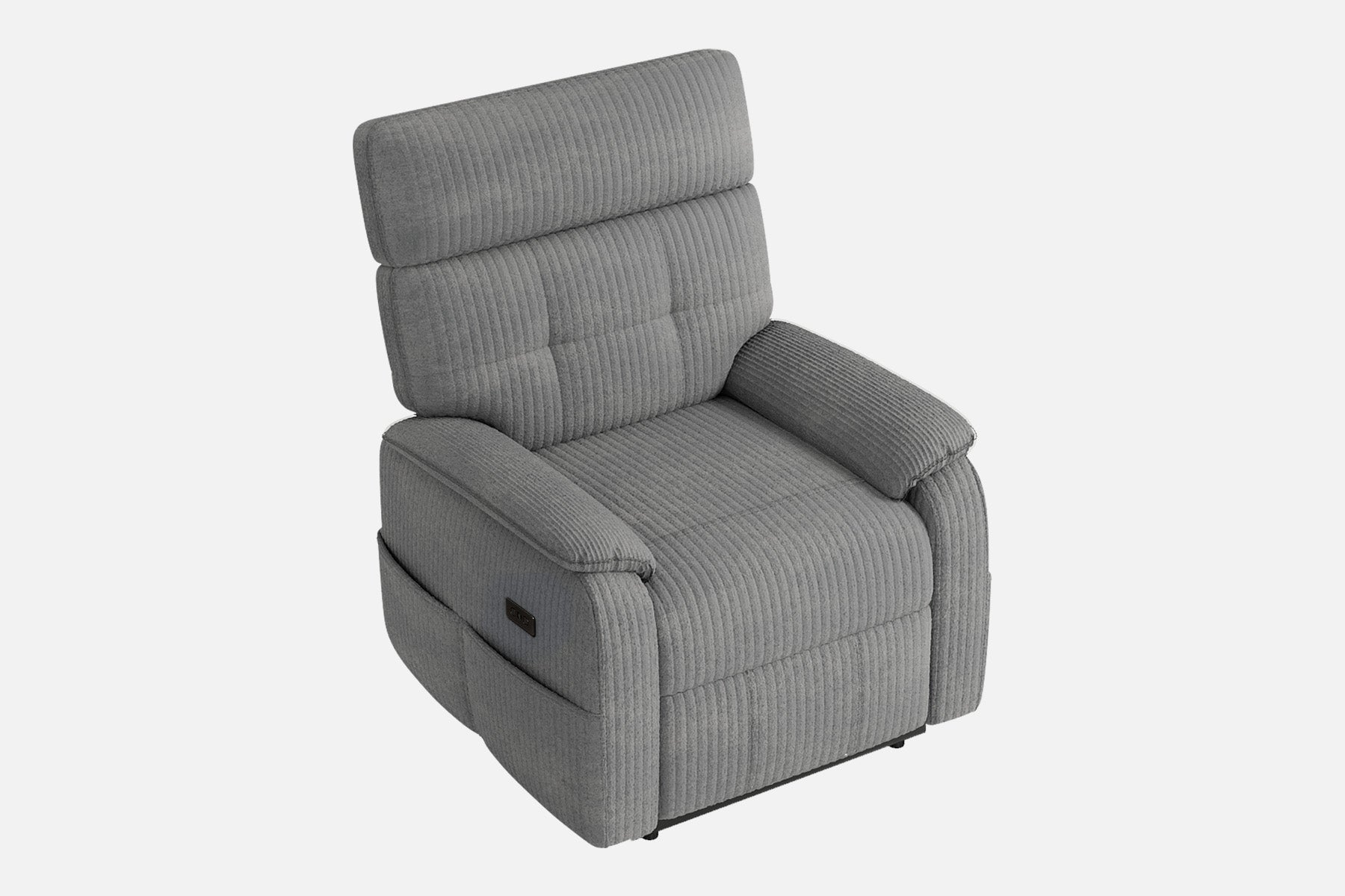Innovar Oversized Corduroy Power Recliner Chair