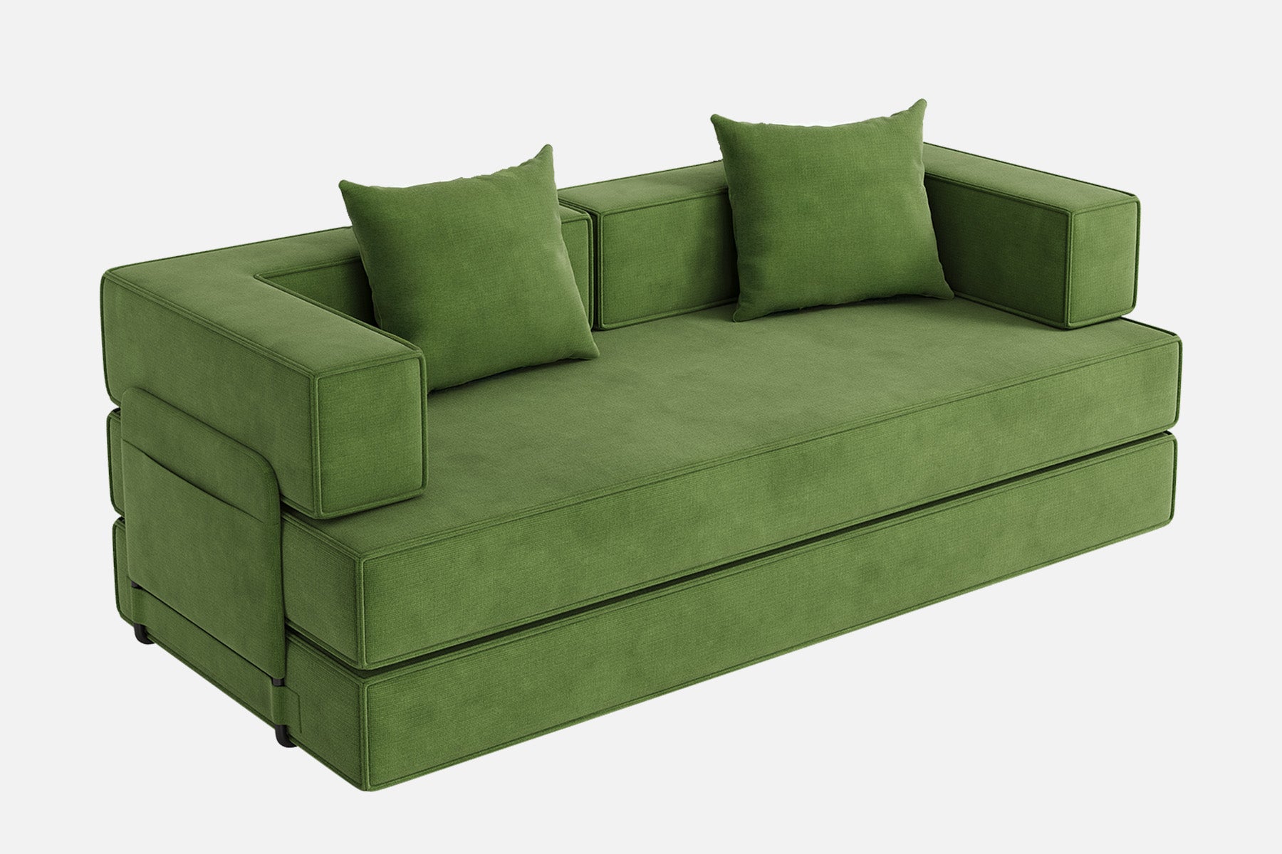 Innovar SleepCore Chenille FlexBack Sleeper Sofa Bed