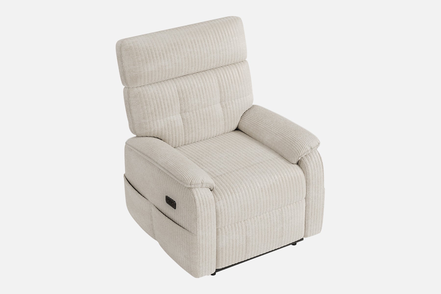 Innovar Oversized Corduroy Power Recliner Chair