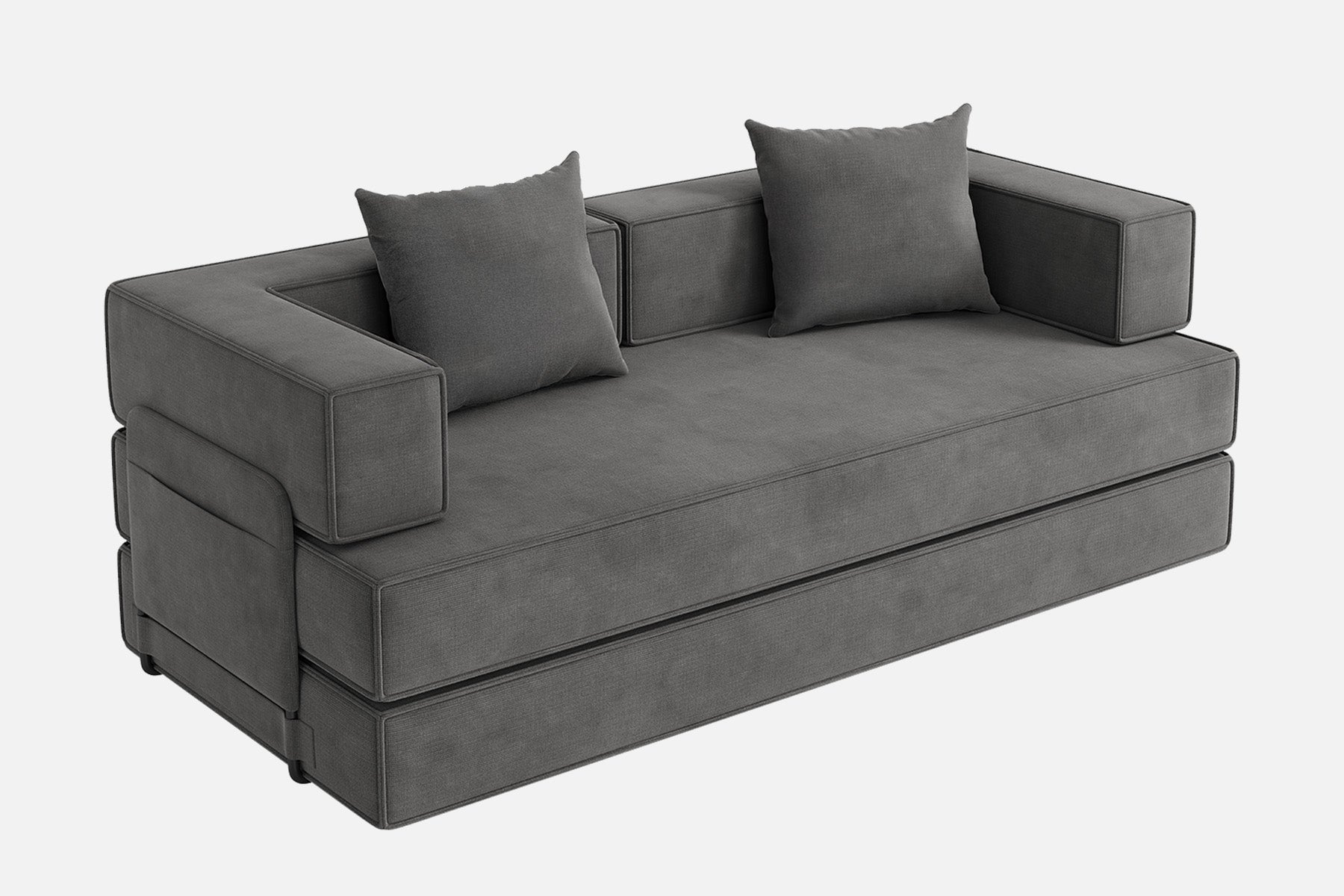 Innovar SleepCore Chenille FlexBack Sleeper Sofa Bed