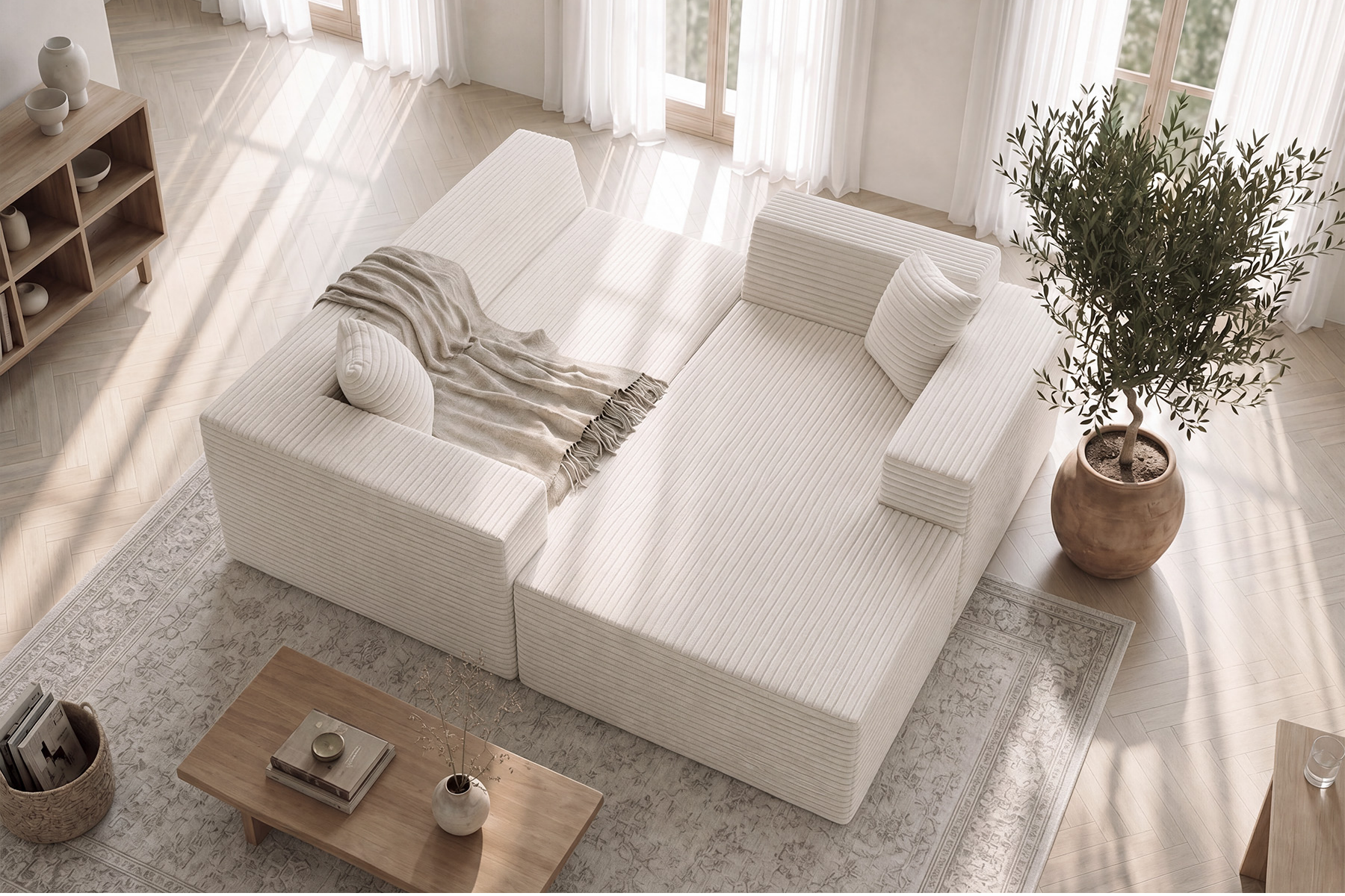 Astra Sleeper Sectional Sofa