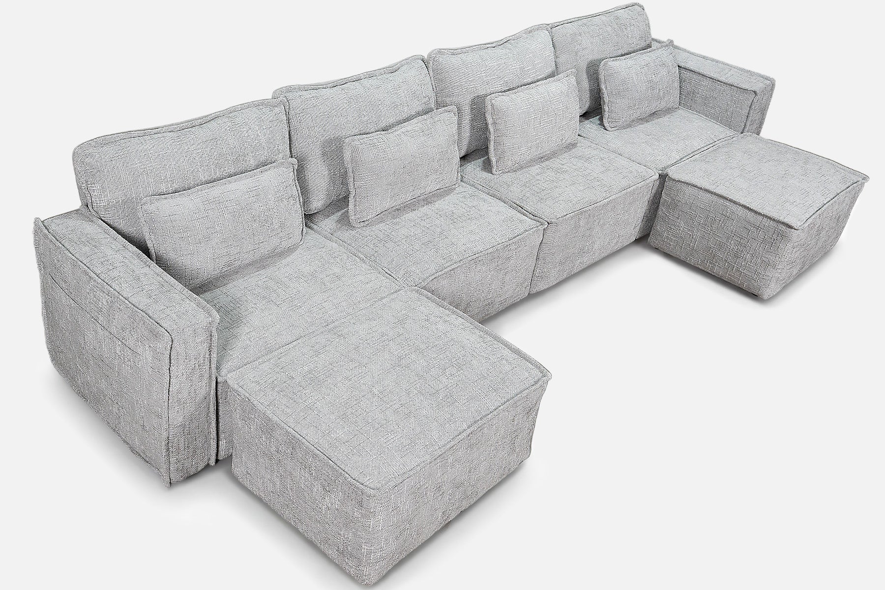 Zephyra Piped Modular Sofa