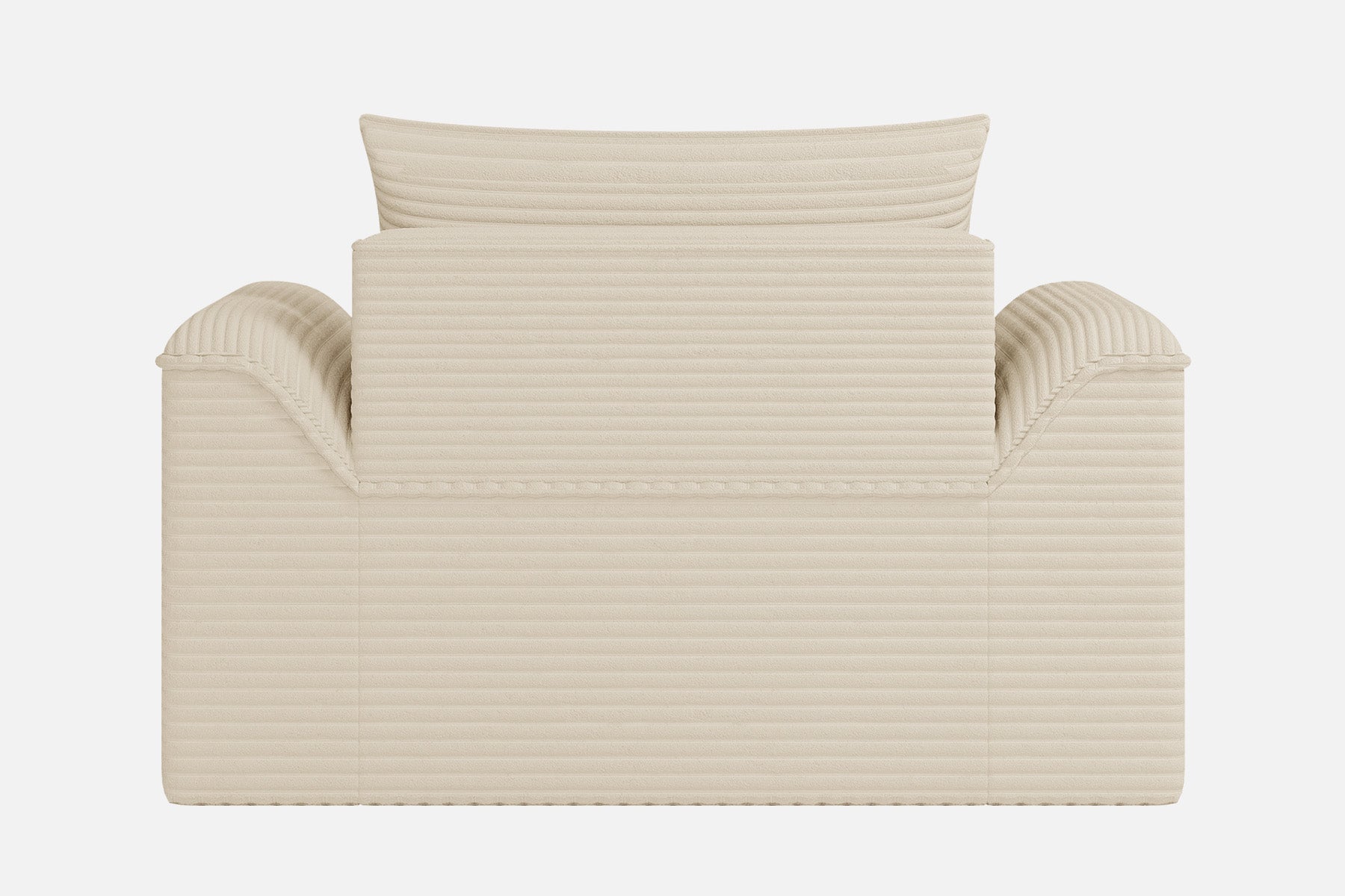 Innovar Oversized Corduroy Chaise Lounge Sofa Bed Loveseat