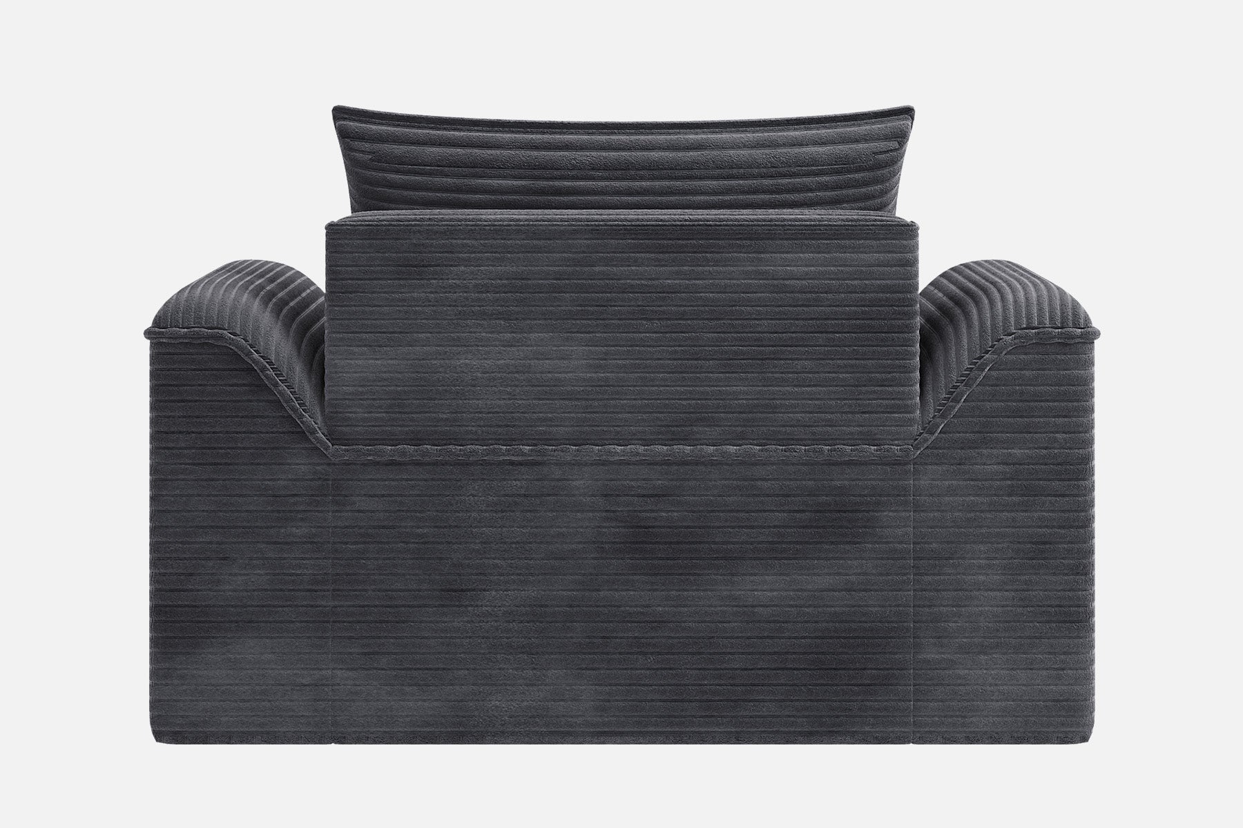 Innovar Oversized Corduroy Chaise Lounge Sofa Bed Loveseat