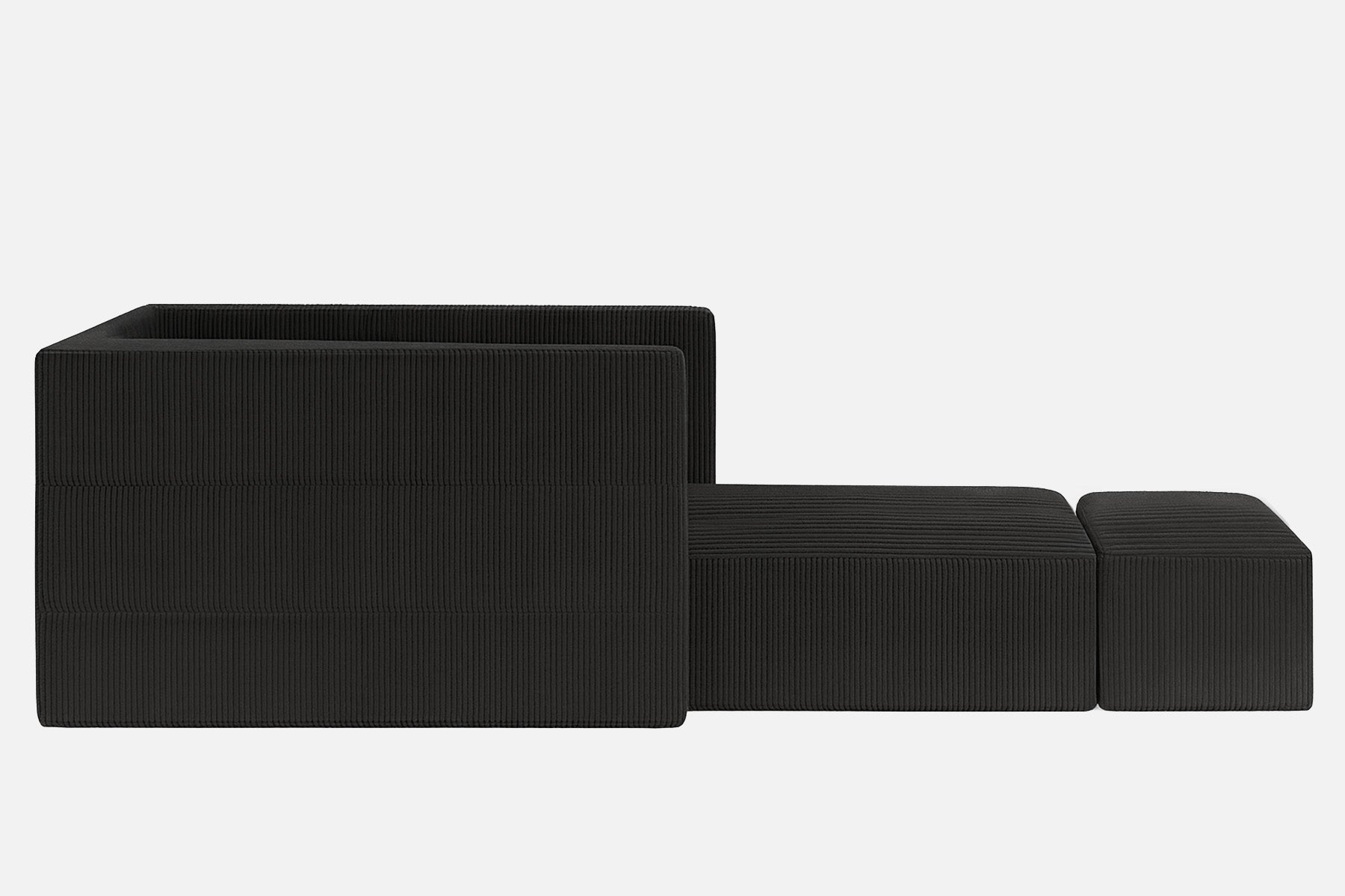 Innovar 1 Seat Boneless SleepCore HighBack Corduroy Sleeper Sofa Bed
