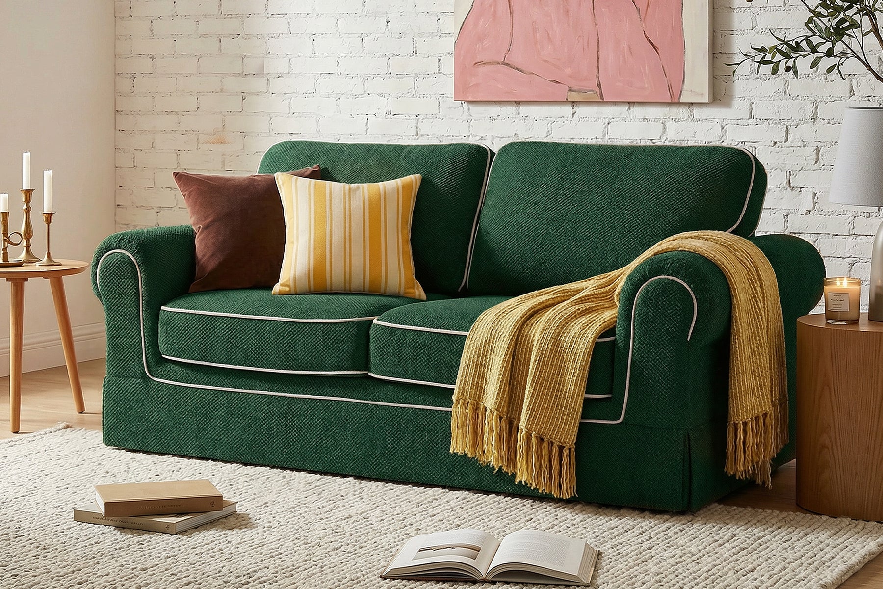Nysa Roll-Arm Loveseat