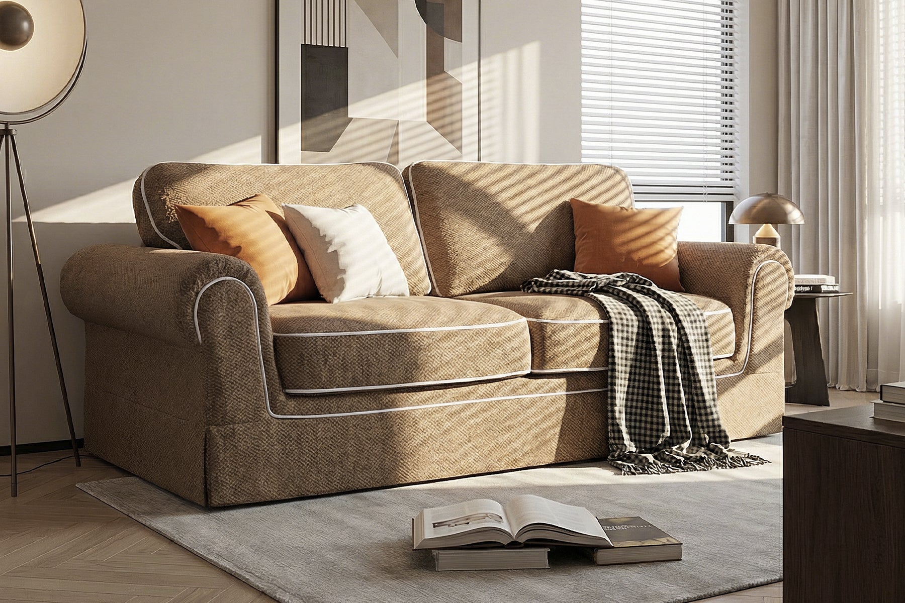 Nysa Roll-Arm Loveseat
