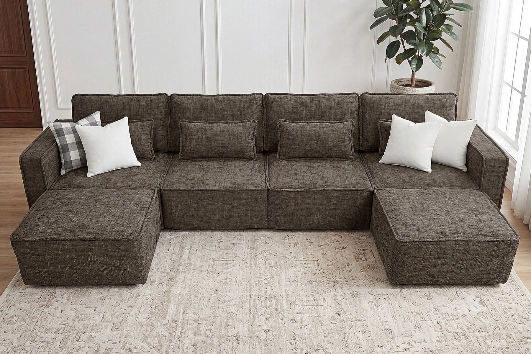 Zephyra Piped Modular Sofa
