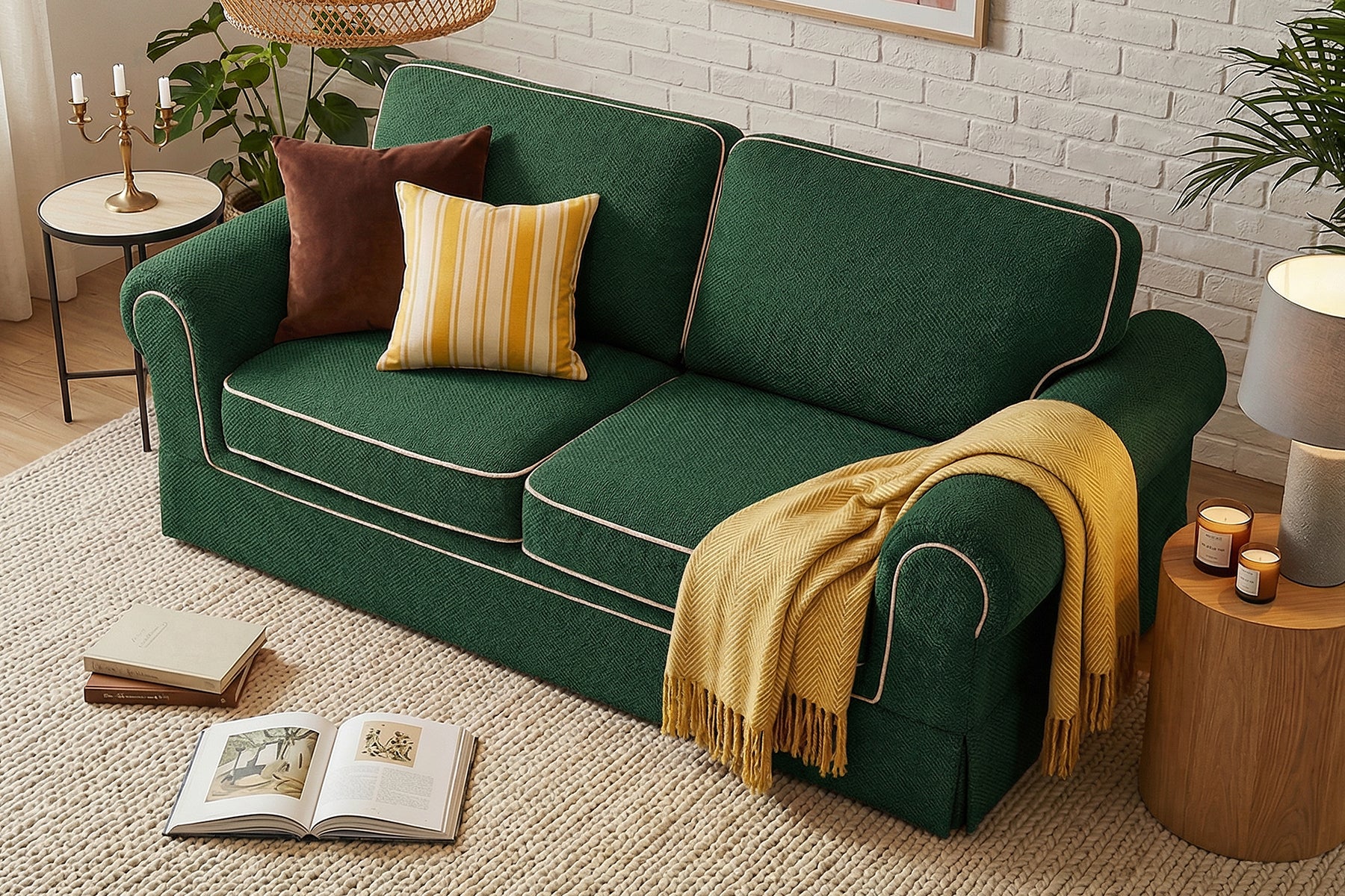 Nysa Roll-Arm Loveseat