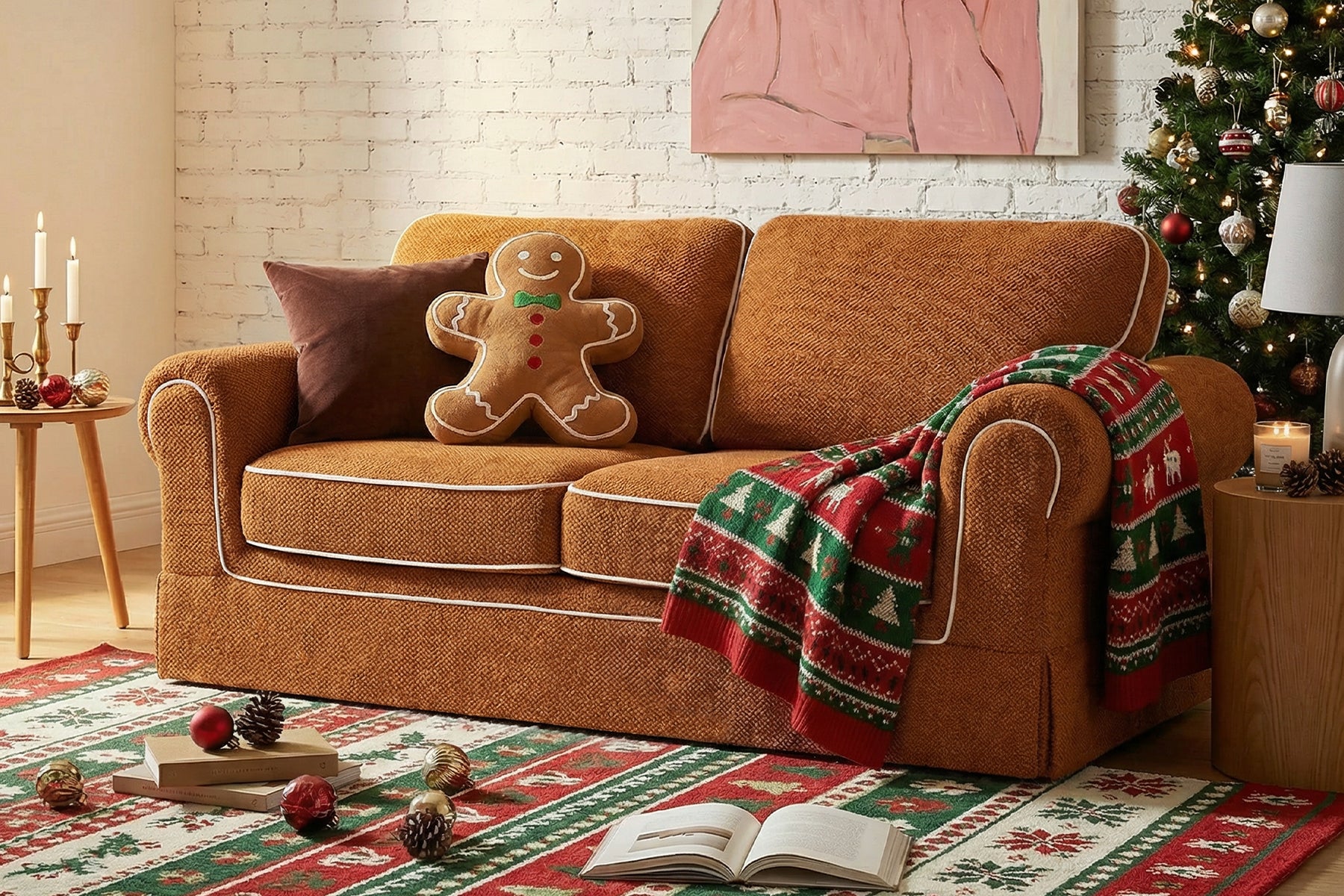 Nysa Roll-Arm Loveseat