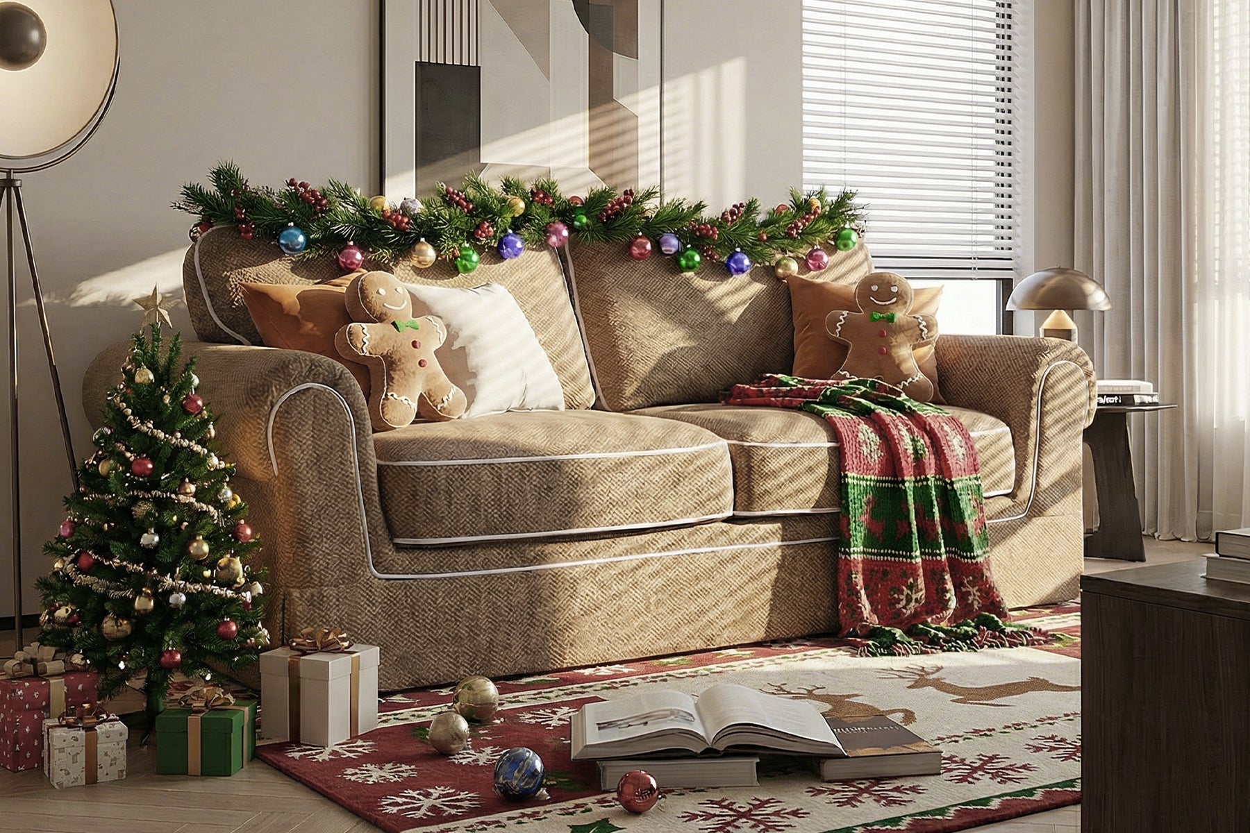 Nysa Roll-Arm Loveseat