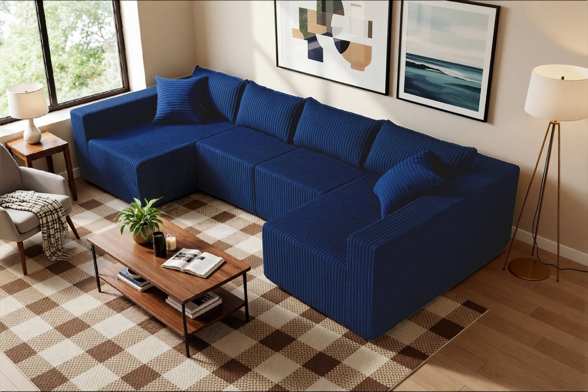 Astra 4 - Seat Sleeper Sectional Sofa - Innovar