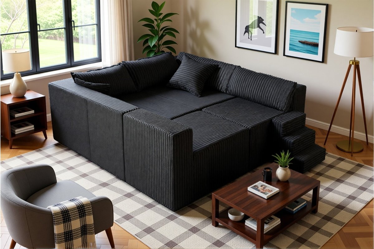 Astra 4 - Seat Sleeper Sectional Sofa - Innovar