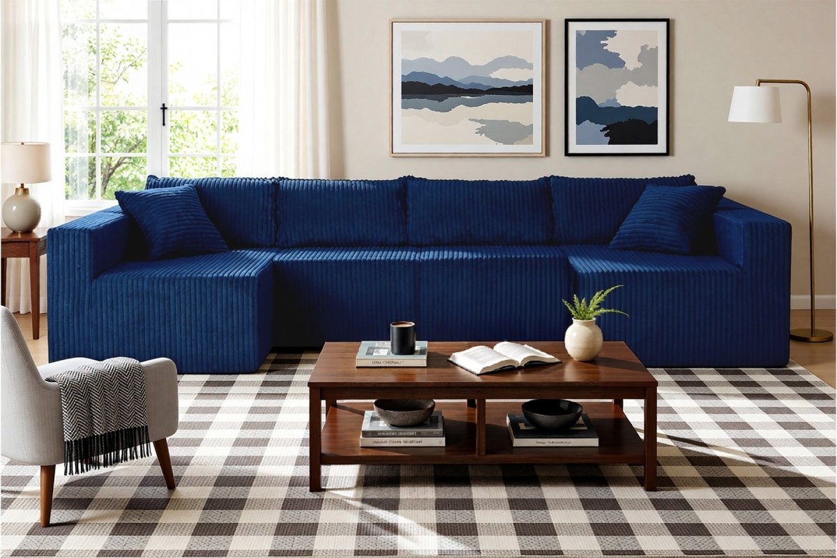 Astra 4 - Seat Sleeper Sectional Sofa - Innovar