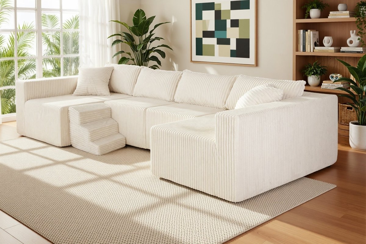 Astra 4 - Seat Sleeper Sectional Sofa - Innovar