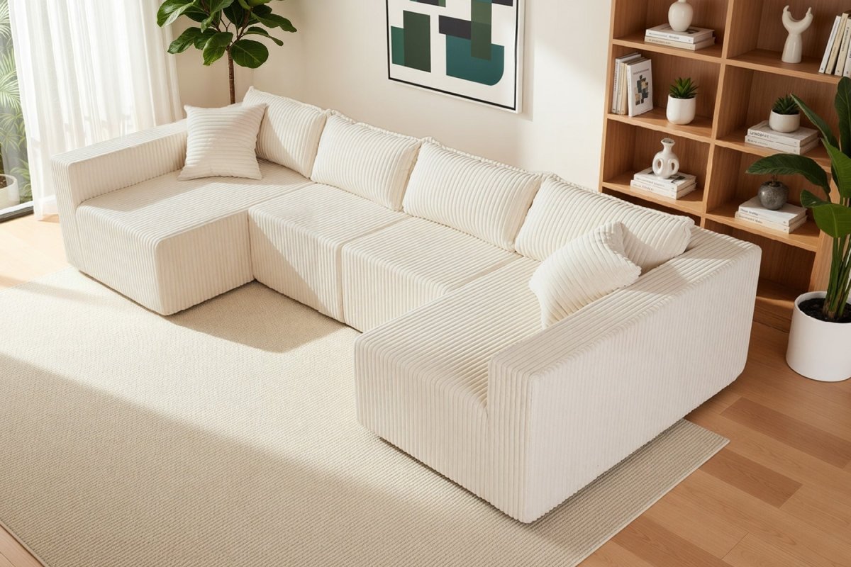 Astra 4 - Seat Sleeper Sectional Sofa - Innovar