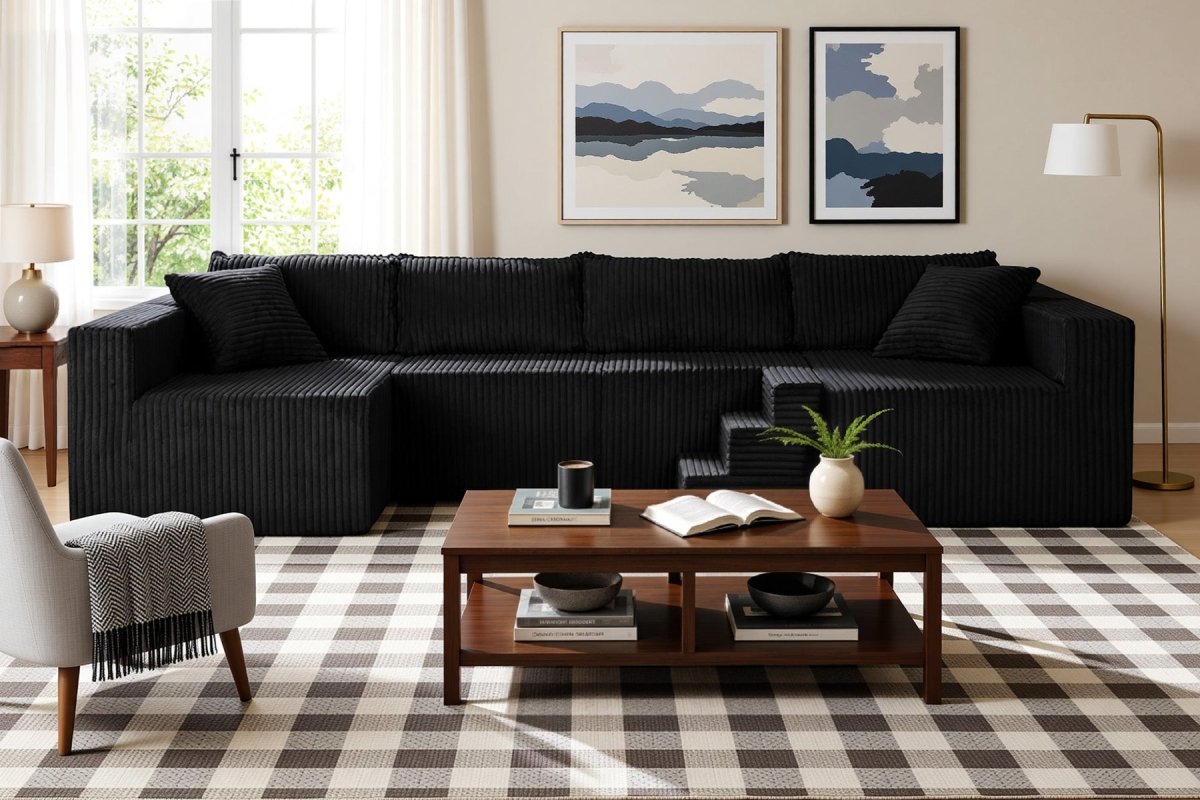 Astra 4 - Seat Sleeper Sectional Sofa - Innovar