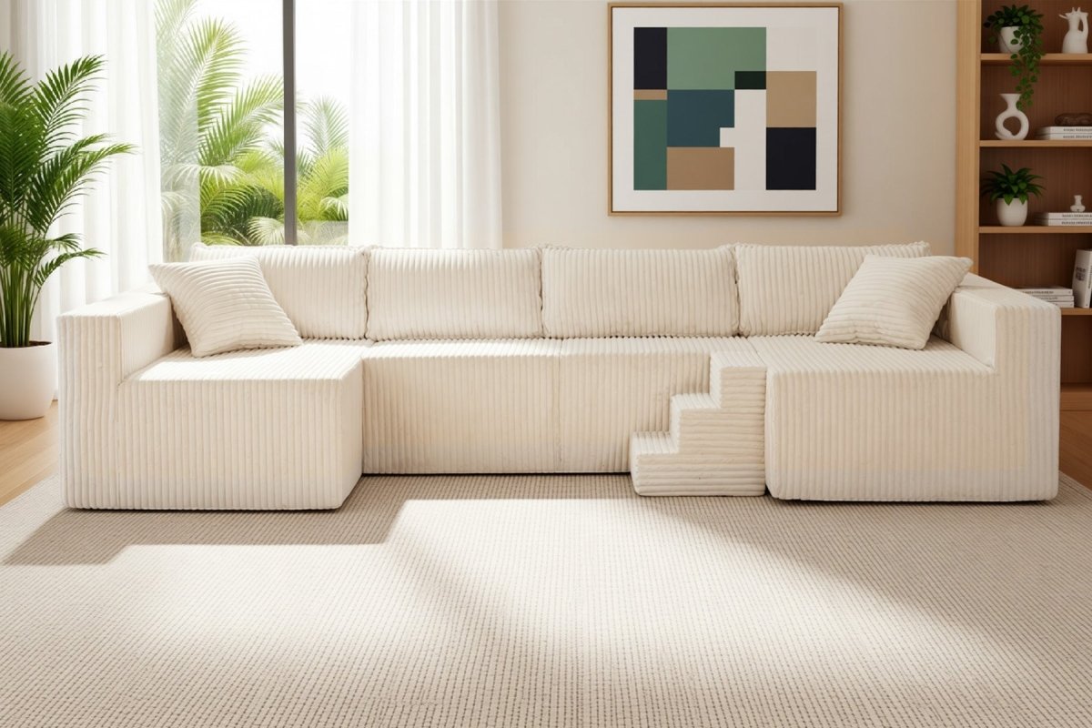 Astra 4 - Seat Sleeper Sectional Sofa - Innovar