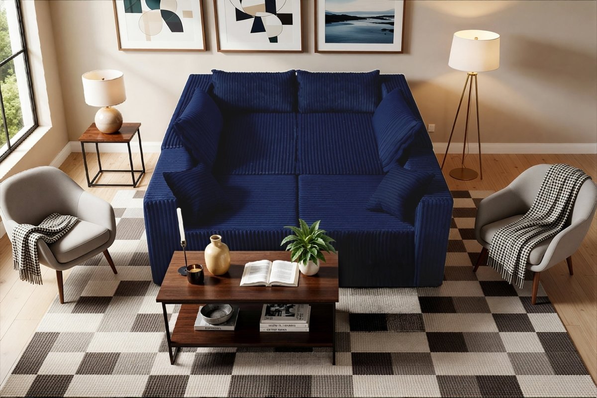 Astra 4 - Seat Sleeper Sectional Sofa - Innovar