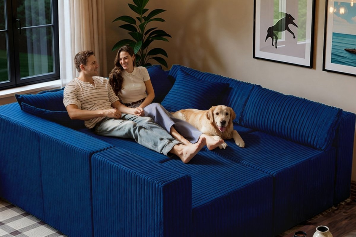 Astra 4 - Seat Sleeper Sectional Sofa - Innovar