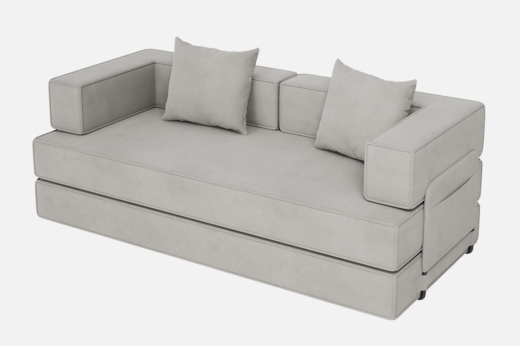 Innovar SleepCore Chenille FlexBack Sleeper Sofa Bed