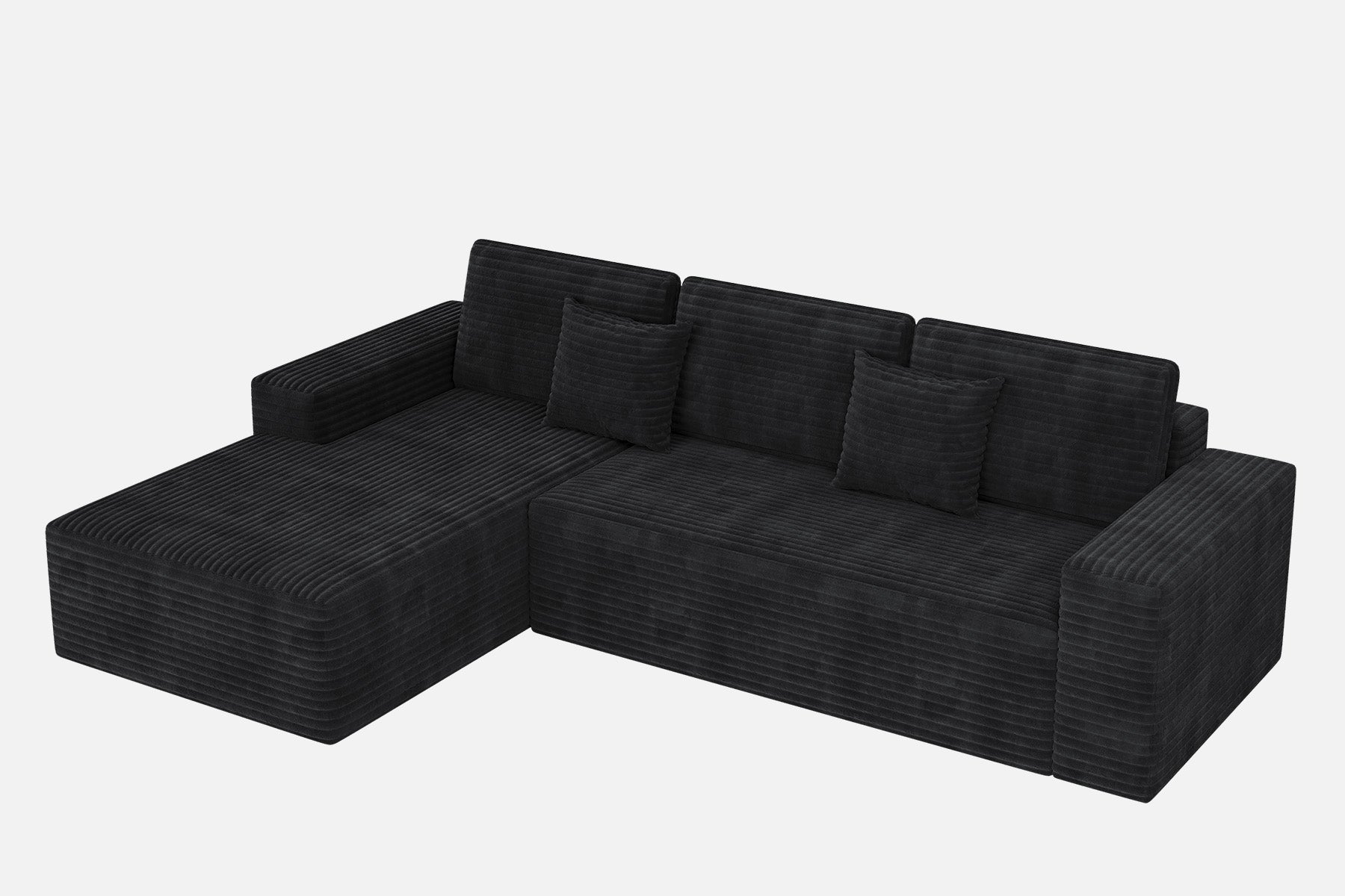 Innovar 3 Seats SleepCore Sleeper Sofa Bed With Chaise Lounge