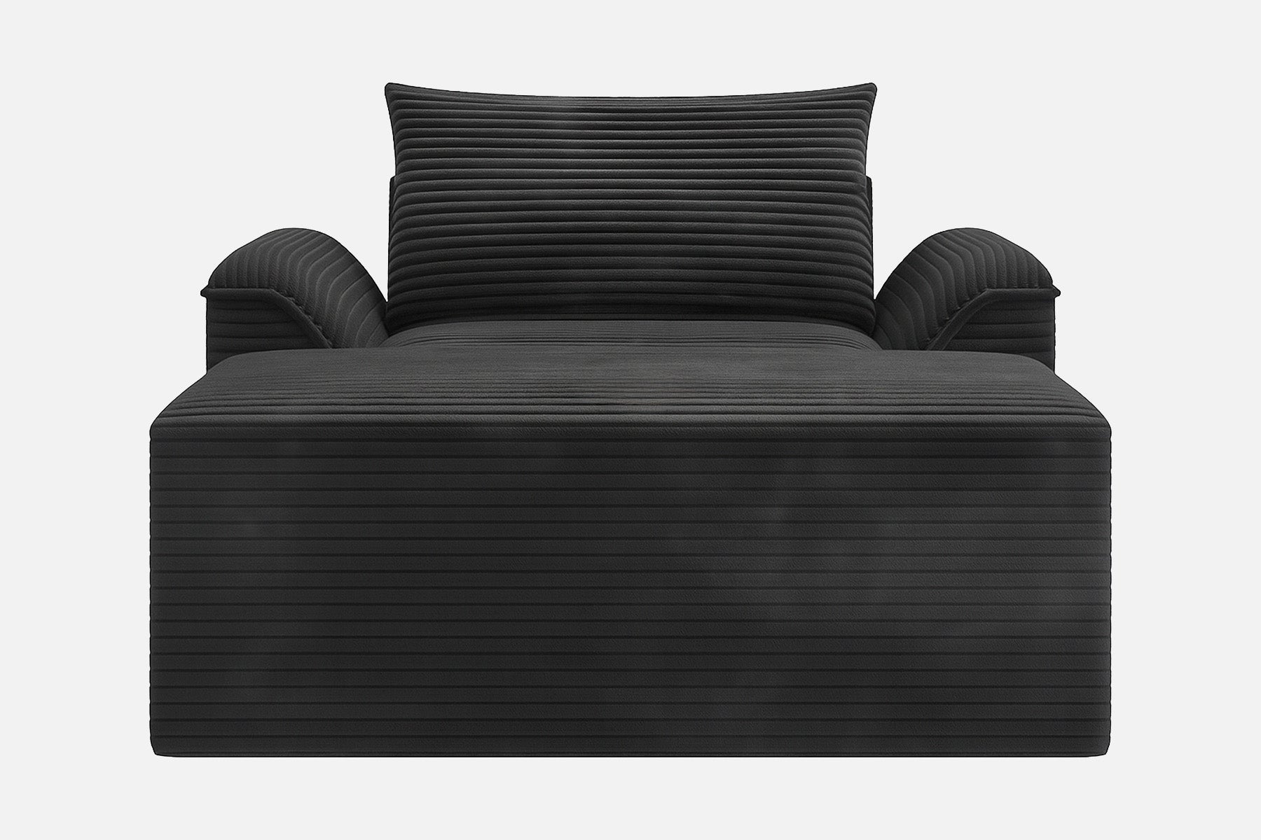 Innovar Oversized Corduroy Chaise Lounge Sofa Bed Loveseat