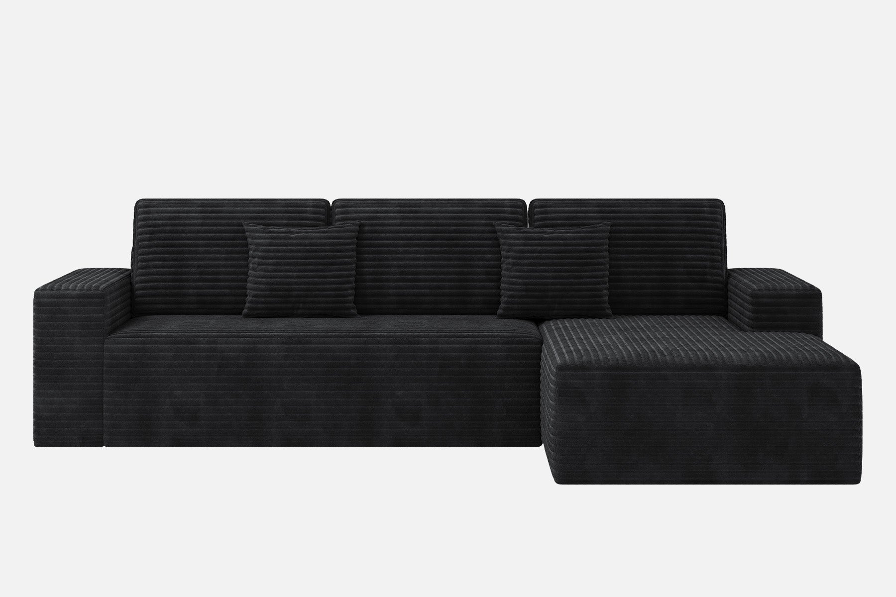 Innovar 3 Seats SleepCore Sleeper Sofa Bed With Chaise Lounge