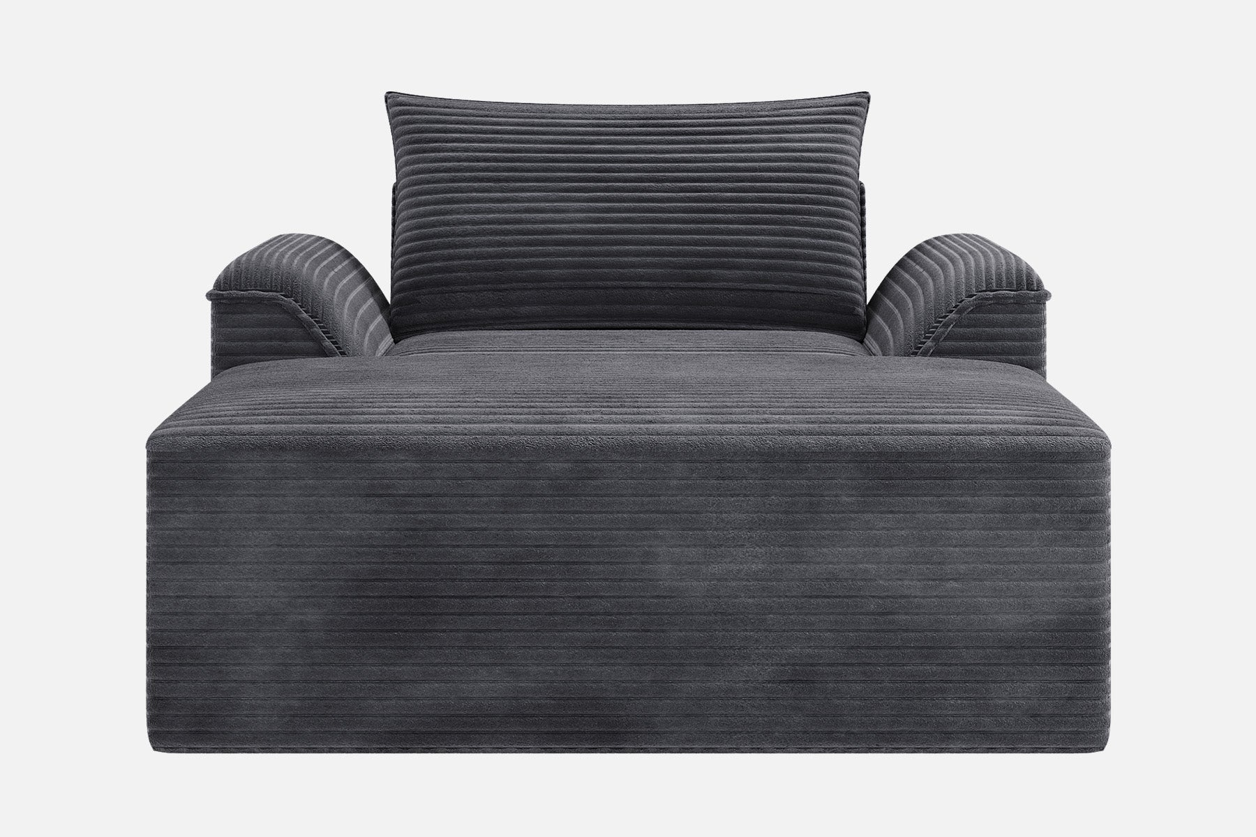 Innovar Oversized Corduroy Chaise Lounge Sofa Bed Loveseat