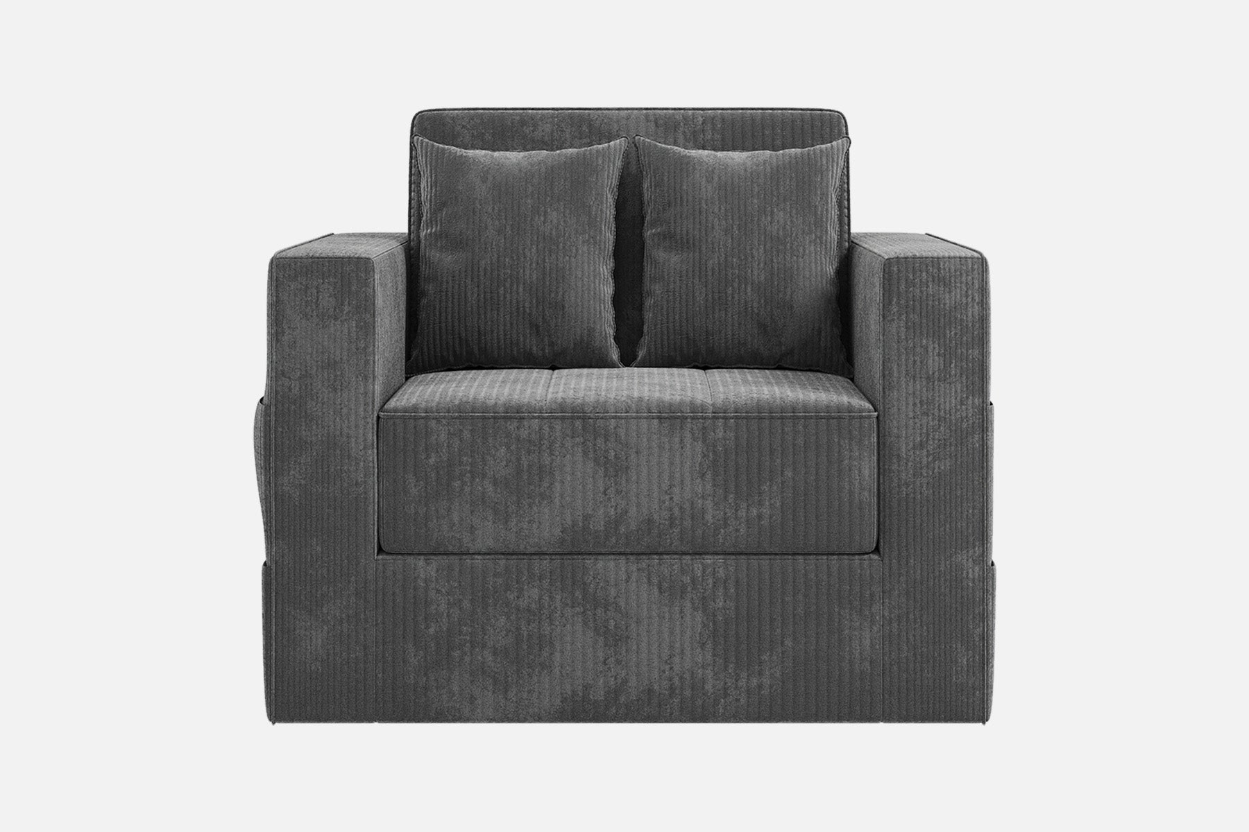 Innovar 1 Seat Boneless SleepCore HighBack Corduroy Sleeper Sofa Bed