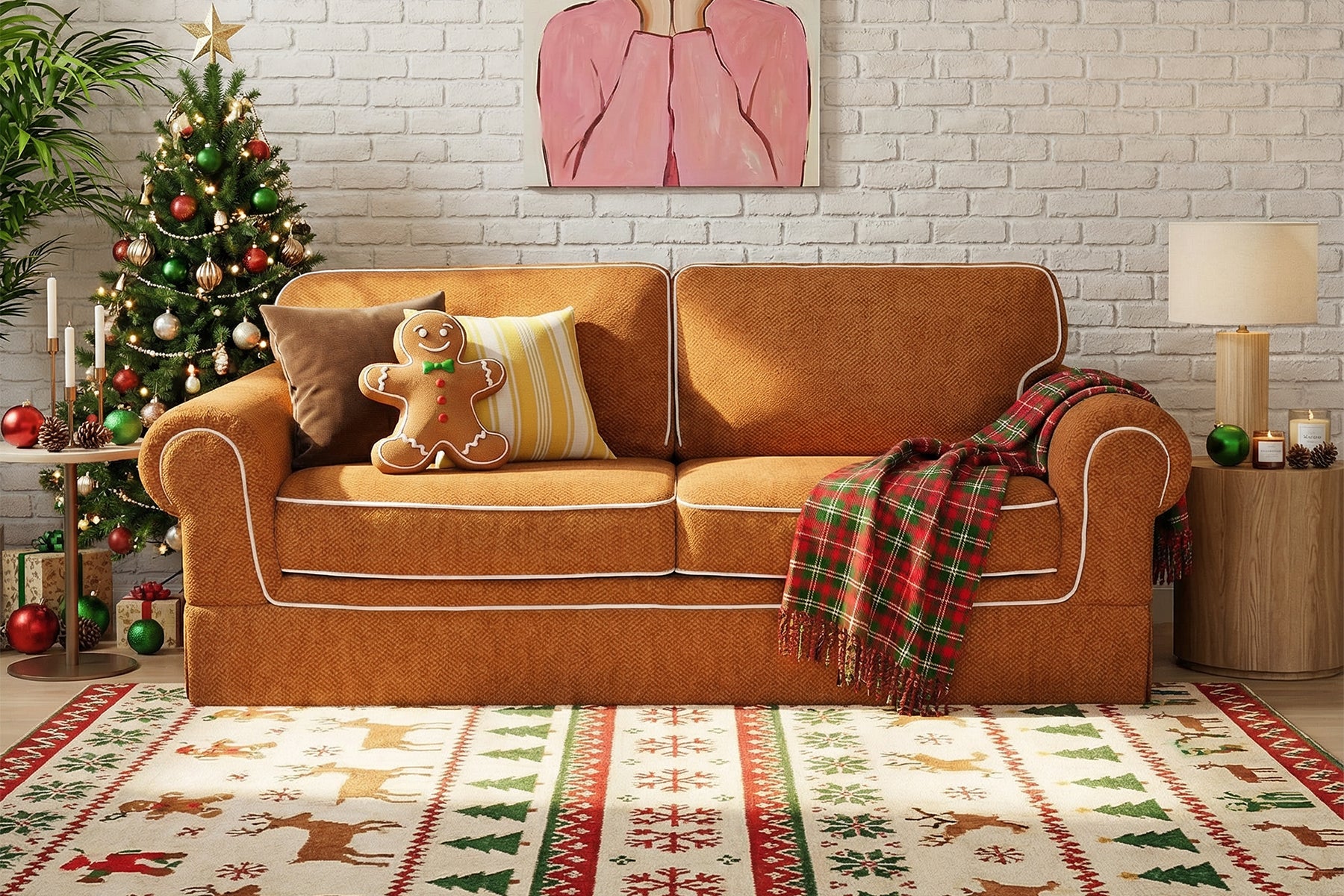 Nysa Roll-Arm Loveseat