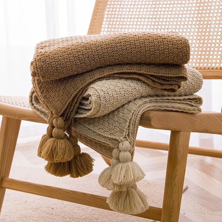 Cloud Tassel Throw Blanket - Innovar