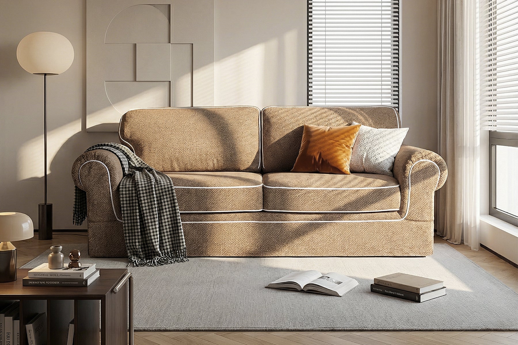 Nysa Roll-Arm Loveseat