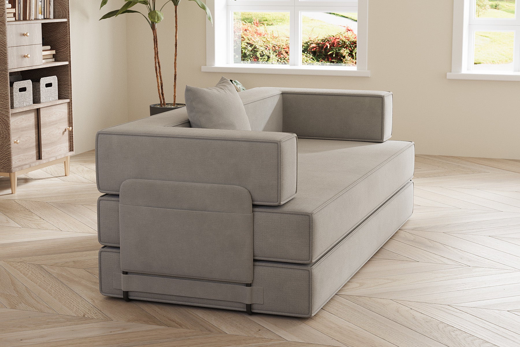 Innovar SleepCore Chenille FlexBack Sleeper Sofa Bed