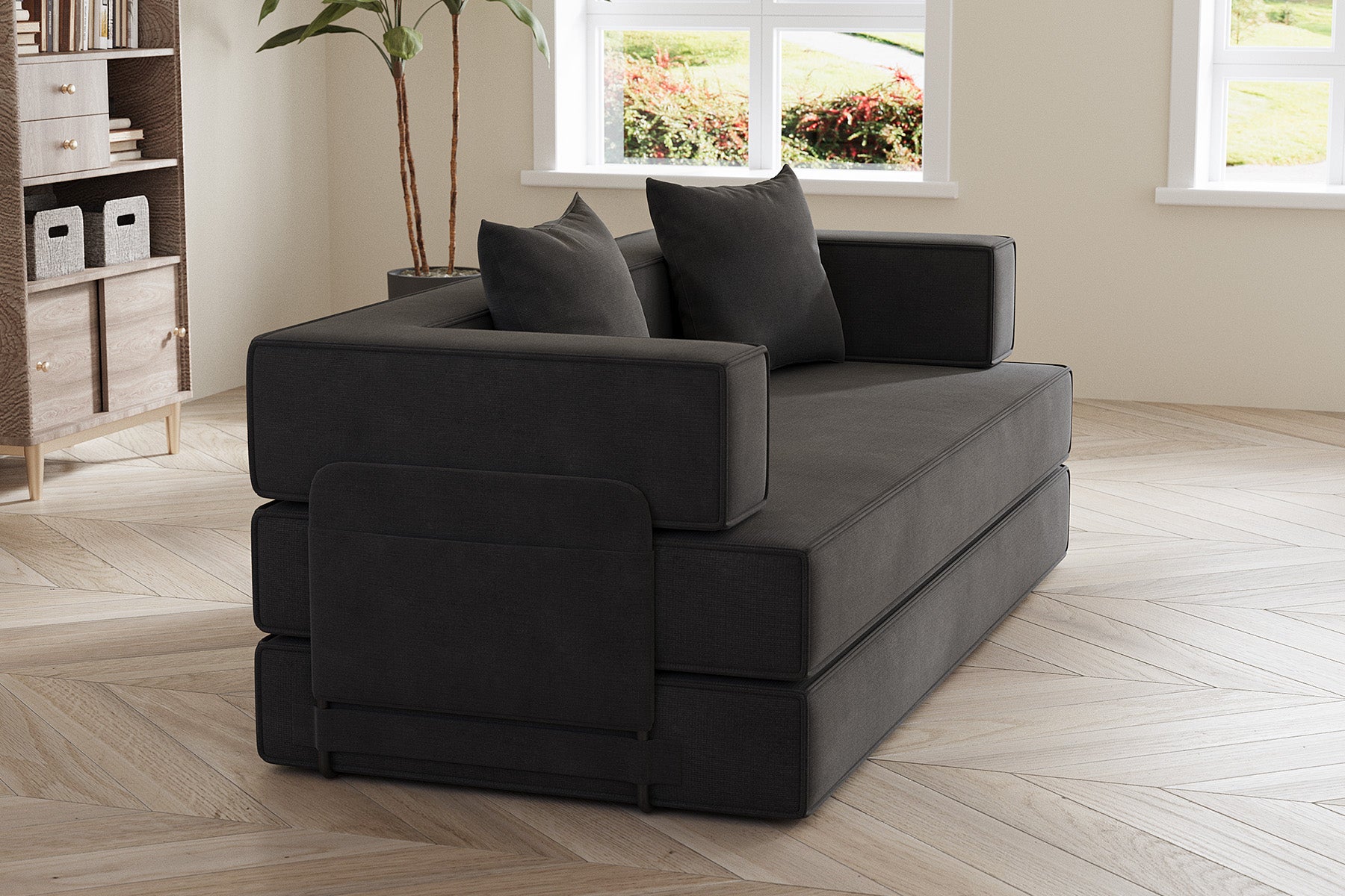 Innovar SleepCore Chenille FlexBack Sleeper Sofa Bed